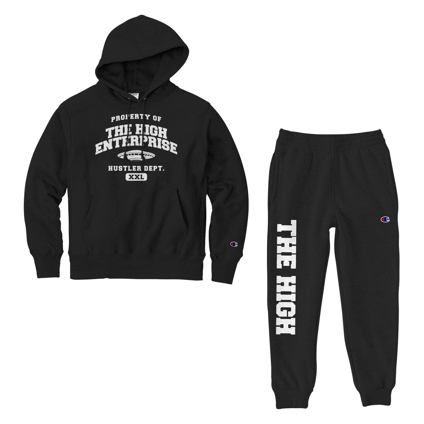 Hustler Dept Sweatsuit (Black)