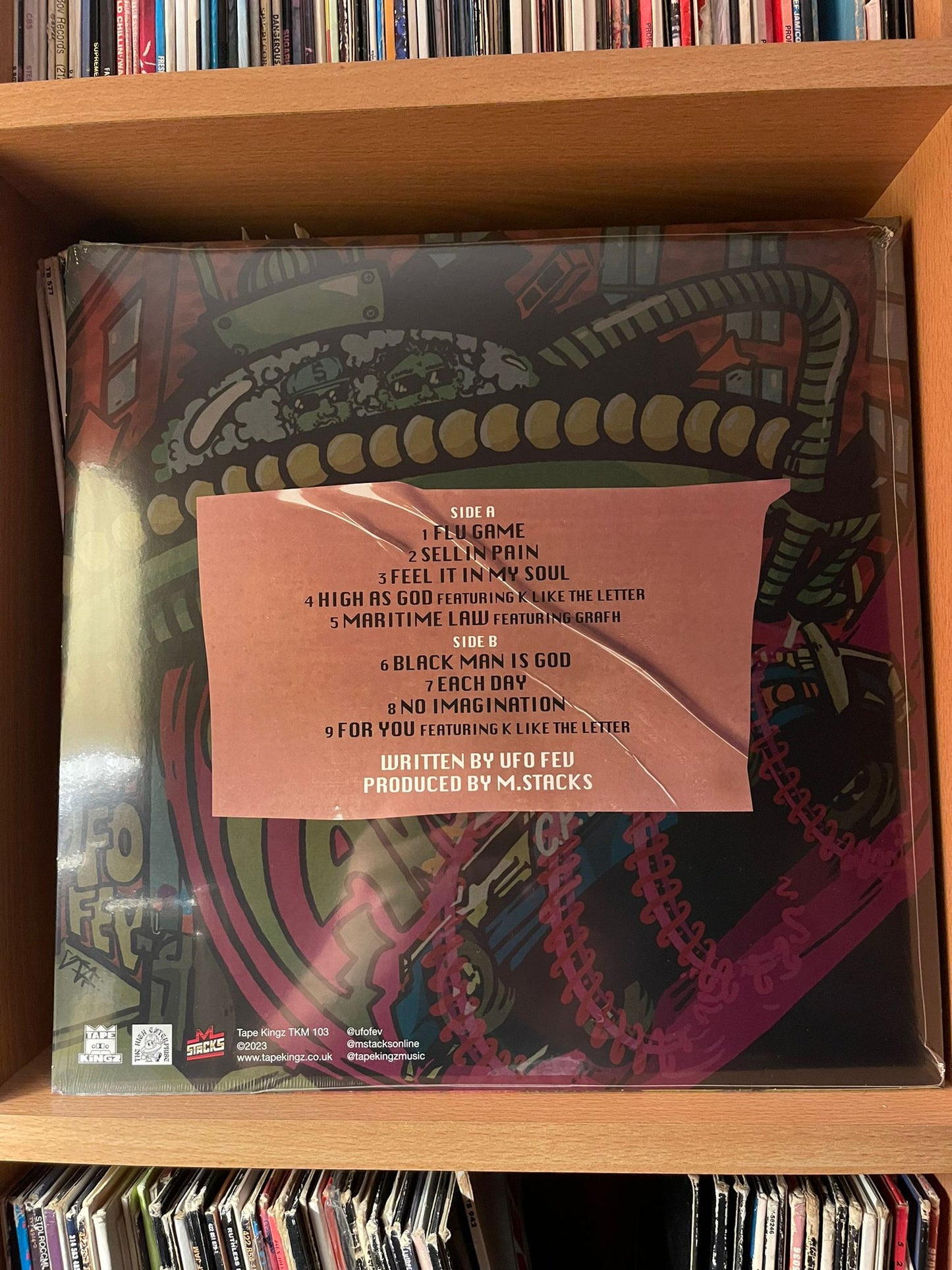 Crash Landing (12" Vinyl) Front and Back