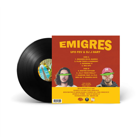 Emigres (12" Vinyl) Front and Back